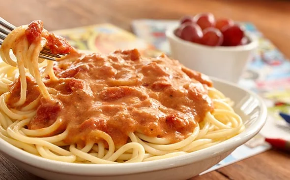 Olive Garden Kids Five Cheese Marinara Pasta