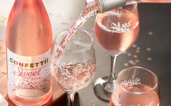 Olive Garden Sweet Pink Moscato Blend Confetti